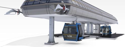 So soll die neue Mittelstation der Plose-Bahnen aussehen.