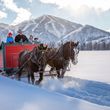 In Sun Valley werden auch Fahrten mit den Pferdeschlitten angeboten.