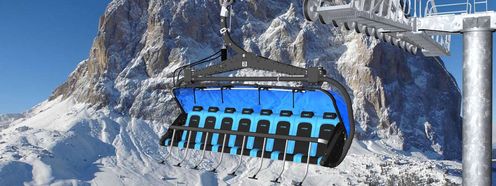 Gran Paradiso Sesselbahn in Gröden.