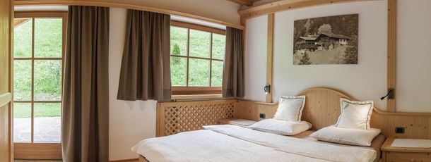 Schlafzimmer der Ferienwohnung Avëina