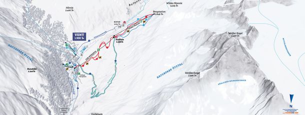 Information about the ski resort Vent
