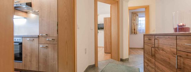 Hausflur in der kleinen Wohnung