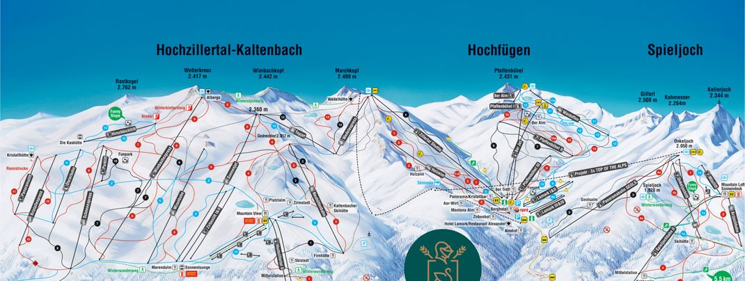 Strandort Resort zwischen den 3 vielfach prämierten Skigebieten Hochzillertal, Hochfügen & Spieljoch