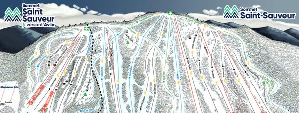 Trail Map Mont Saint Sauveur
