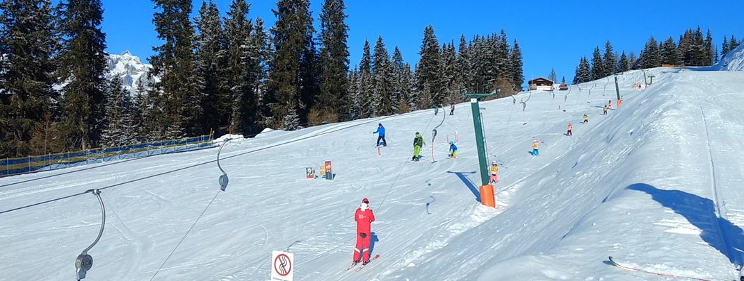 Babylift direkt an der Bergstation der Gondel!