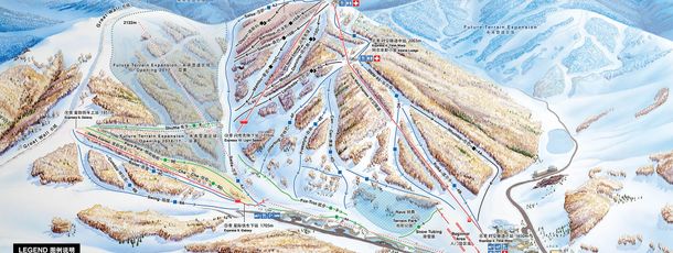 Pistenplan Skigebiet Thaiwoo