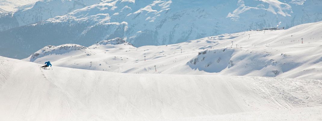 Auf der Corviglia erwarten dich abwechslungsreiche Pisten aller Schwierigkeitsgrade.