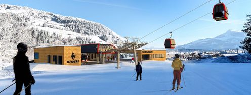 Eröffnet wird die neue Fleckalmbahn in Kitzbühel im Dezember 2019.