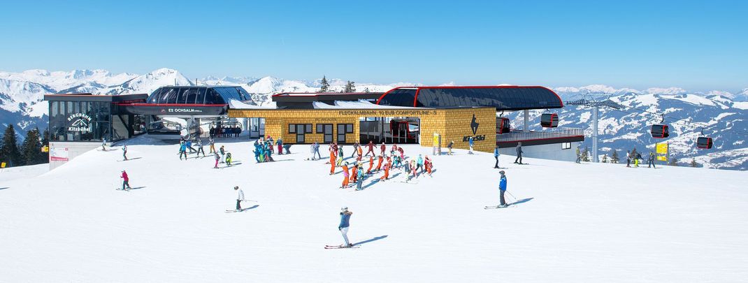 Die neue Bergstation befindet sich direkt neben der Ochsalmbahn.
