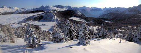Auch das kanadische Skigebiet Sunshine Village ist bereit für die Skisaison 2018/19.