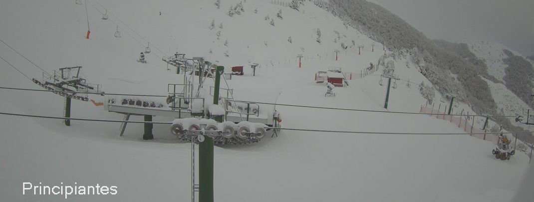 Im spanischen Skigebiet Valdezcaray ist es schon winterlich.
