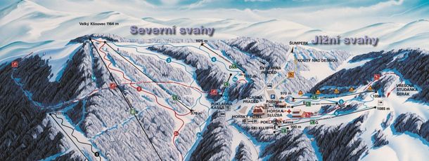 Detaillierte Infos zum Skiurlaub im Skigebiet Cervenohorske sedlo