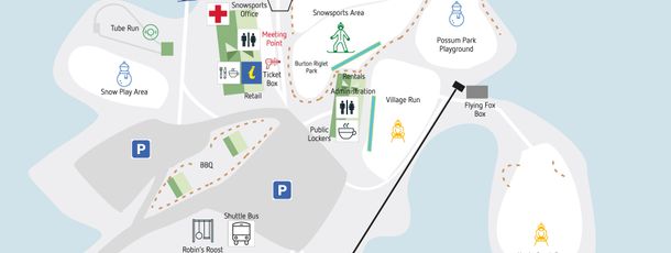 Überblick über das komplette Angebot im Lake Mountain Alpine Resort