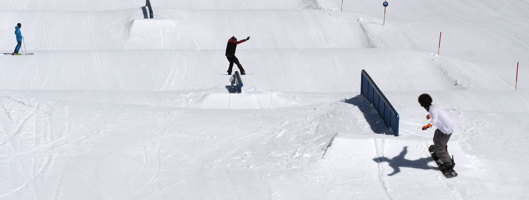 From September the snowpark in Hintertux will be open again.