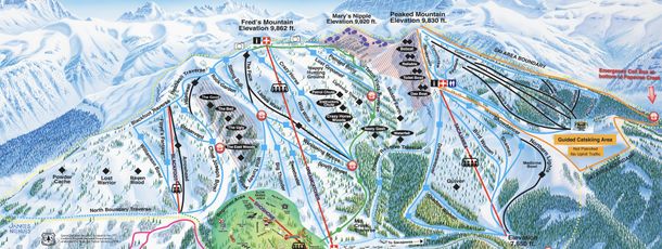 Detaillierte Infos zum Skiurlaub im Skigebiet Grand Targhee