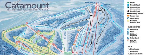 Information about the ski resort Catamount Ski Area