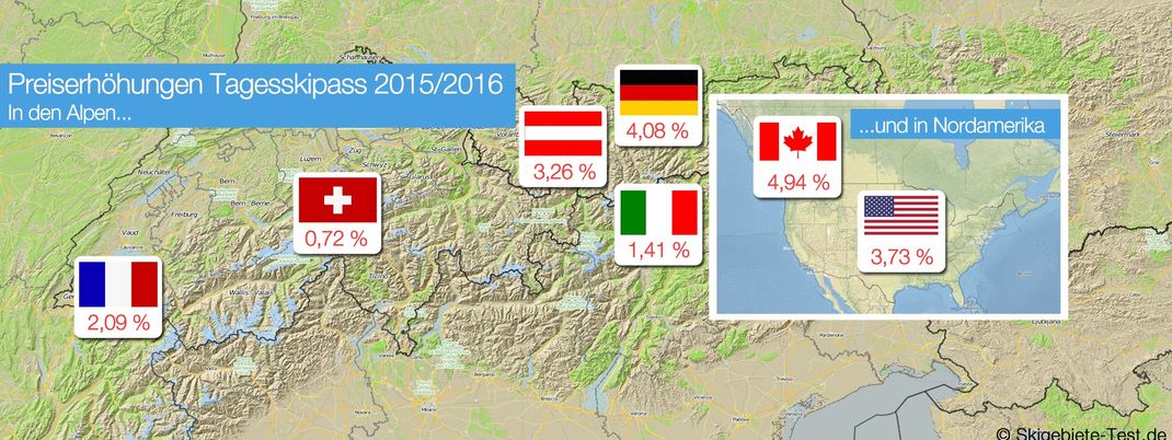 Skipässe 2015/2016: Der große Preisvergleich