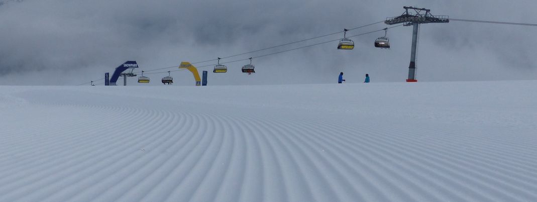 Die Pistenpräparierung in Schöneben ist vorbildlich