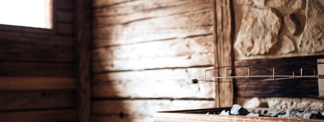 Saunalandschaft im Hotel Gotthard