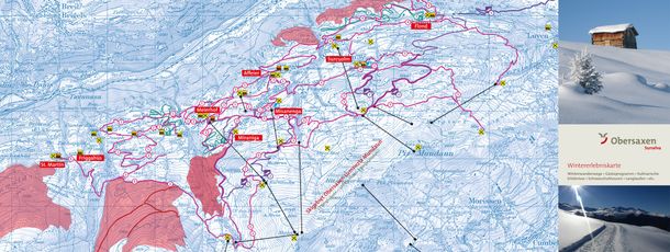 Detaillierte Infos zum Langlauf und den Loipen im Langlaufgebiet Obersaxen Mundaun Val Lumnezia