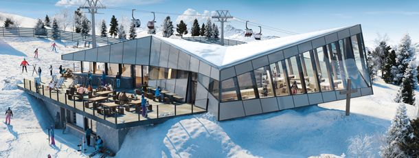 Das Panorama-Restaurant Eagle wurde im Dezember 2020 eröffnet.