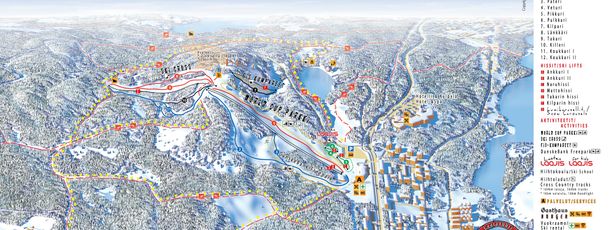 Detaillierte Infos zum Skiurlaub im Skigebiet Laajavuori