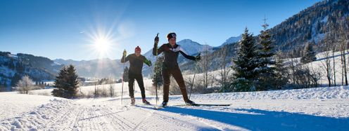 Das Tannheimer Tal ist eines der besten Langlaufgebiete Europas.