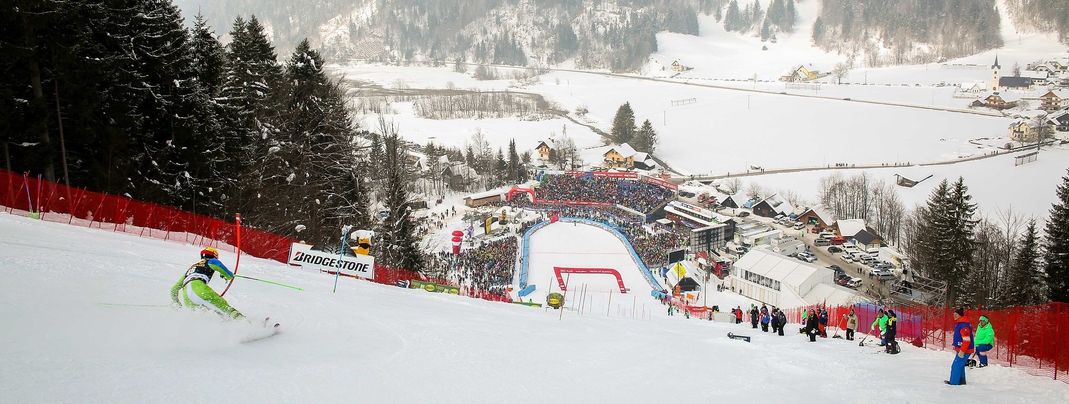 Sowohl die Damen als auch die Herren sind für zwei Technikrennen in Kranjska Gora zu Gast.