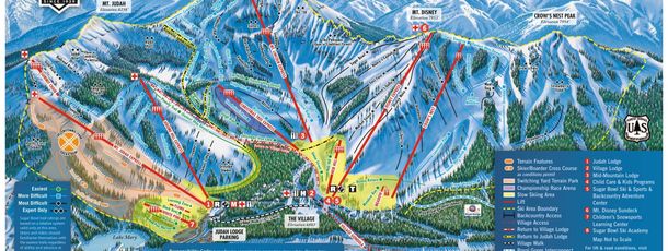 Information about the ski resort Sugar Bowl Resort