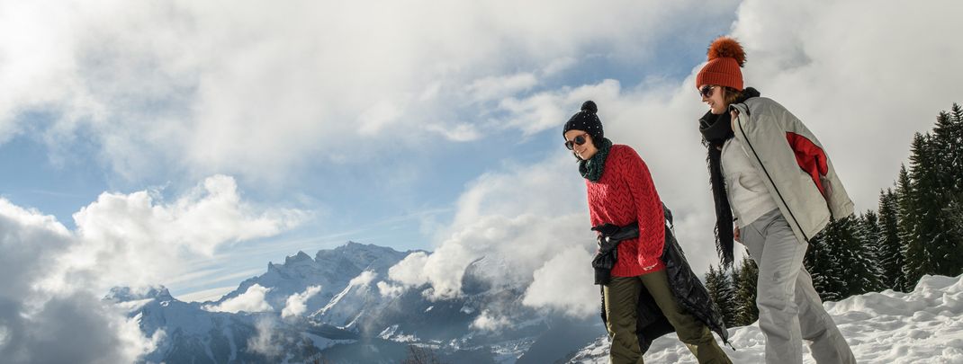 Winterwanderwege am Kristberg im Silbertal, dem Genießerberg im Montafon