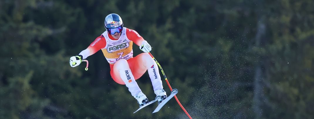 Mit Bestzeit zum Sieg geflogen: Franjo von Allmen.