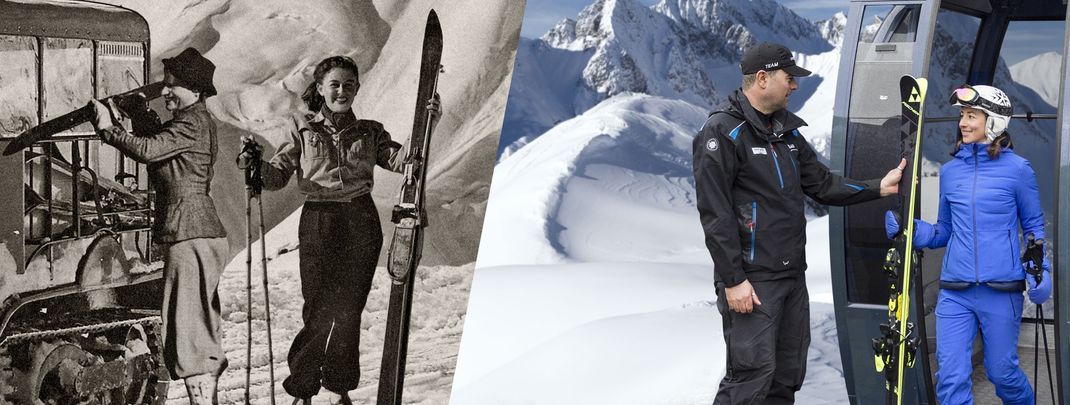 In der Hall of Fame wird die lange Historie des Skifahrens am Arlberg erzählt