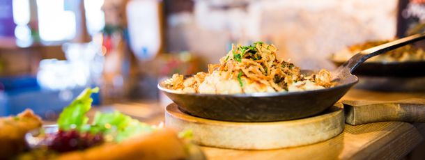 Vom original Gailtaler Speck und Gailtaler Almkäse bis zu fangfrischen Fisch aus der Adria -hier wird für jeden Gaumen was geboten!