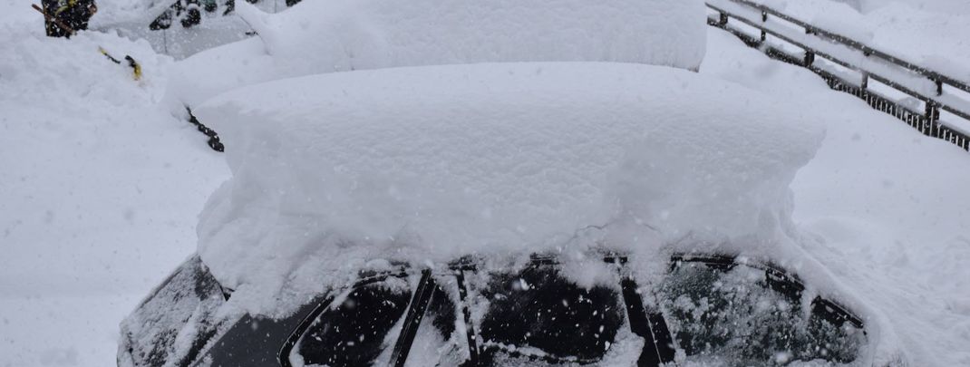 Die Skiorte der Südalpen versinken im Schnee
