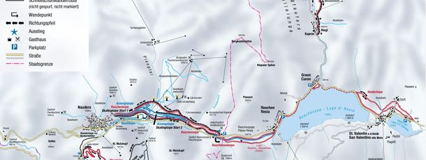 Loipenplan Reschenpass