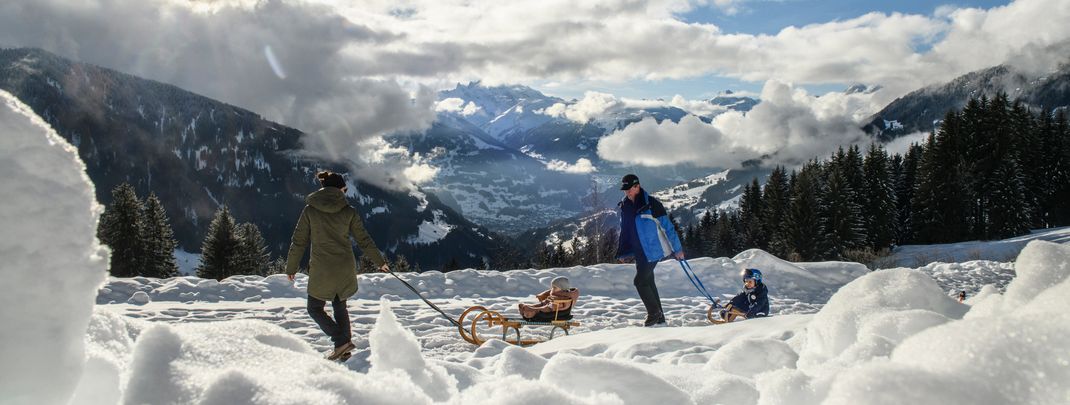 Winterwanderwege am Kristberg im Silbertal, dem Genießerberg im Montafon