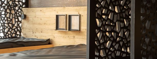 Ruheraum mit Wasserbetten