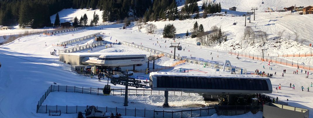 Überblick über das Ski Center Angertal