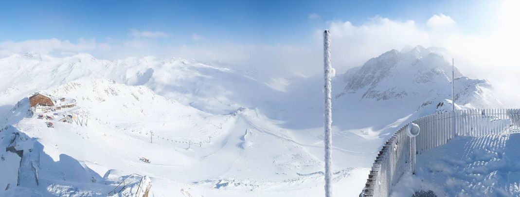 Der Schnalstaler Gletscher trumpft auf mit einer Skisaison bis zum 10. Mai.
