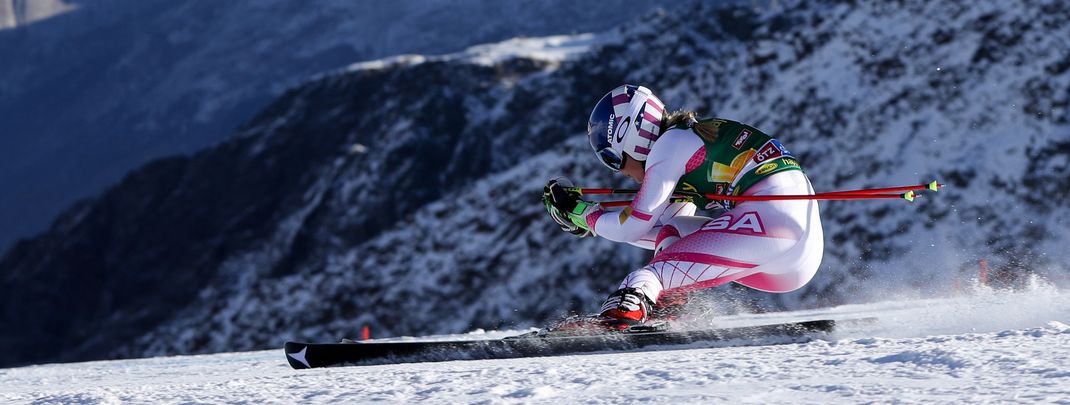 Nach 2014 gewinnt Mikaela Shiffrin zum zweiten Mal den Riesenslalom in Sölden.