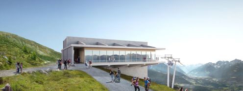 Die neue Bergstation am Patscherkofel