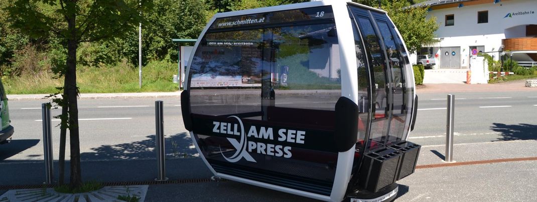 Die neuen Gondeln des "zellamseeXpress" auf der Schmittenhöhe