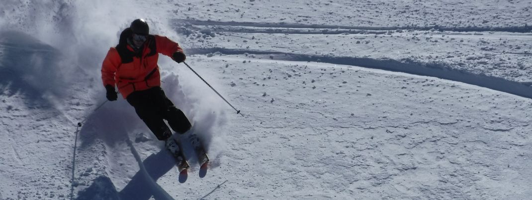 Unterwegs auf dem Virgin Mile Ridge