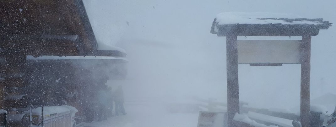 Schneechaos auch in Vorarlberg.