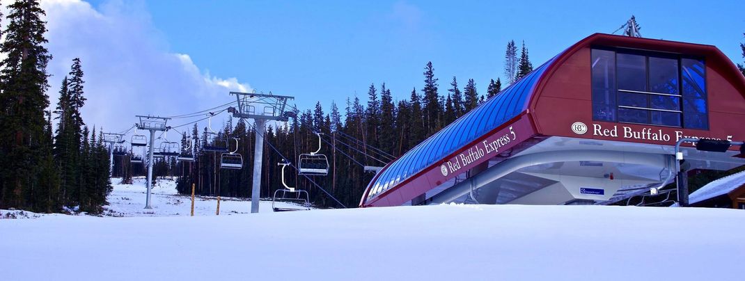 Der neue Red Buffalo Express in Beaver Creek ist bereits in seine erste Wintersaison gestartet.