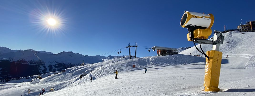 Mit über 800 Schneekanonen besitzt Bad Gastein - Bad Hofgastein eines der leistungsstärksten Beischneiungssysteme in Österreich.