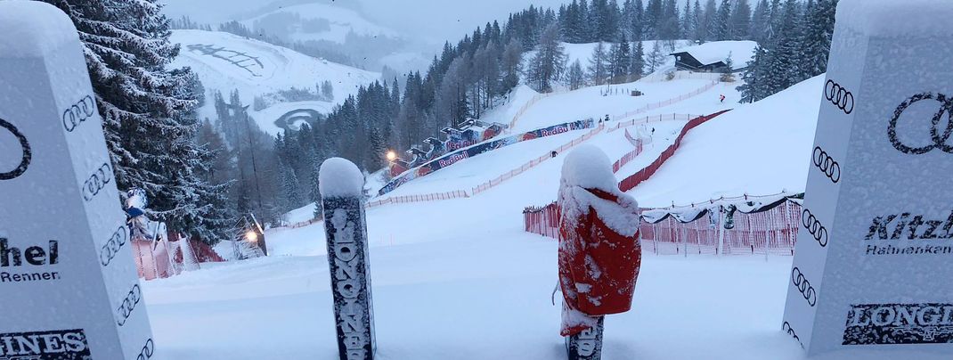 Kein Abfahrtstraining am Mittwoch in Kitzbühel.