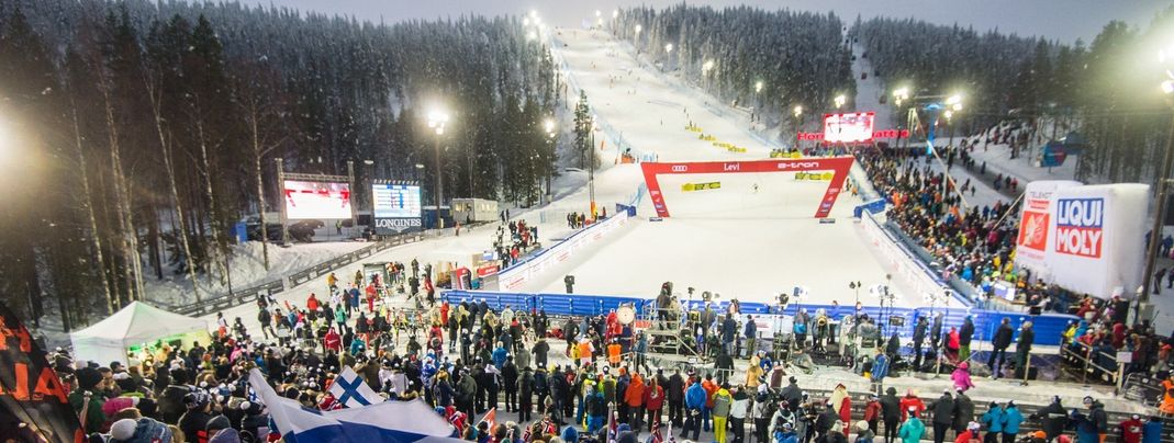 Die Slalomrennen in Levi werden unter Flutlicht stattfinden, da es in Finnland auch tagsüber im November nur wenige Stunden richtig hell wird.