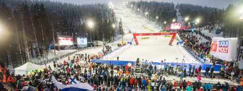 Die Slalomrennen in Levi werden unter Flutlicht stattfinden, da es in Finnland auch tagsüber im November nur wenige Stunden richtig hell wird.