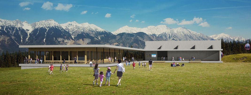 Die neue Talstation am Patscherkofel